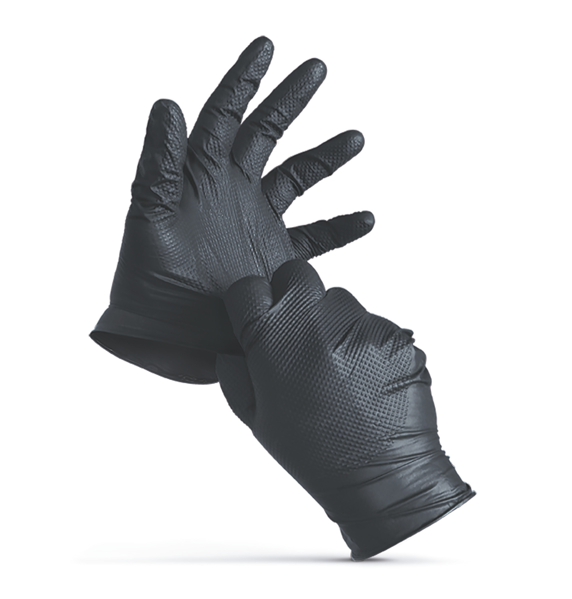 GUANTES DE NITRILO DESECHABLES, CAJA CON 100 PZAS (M/G)