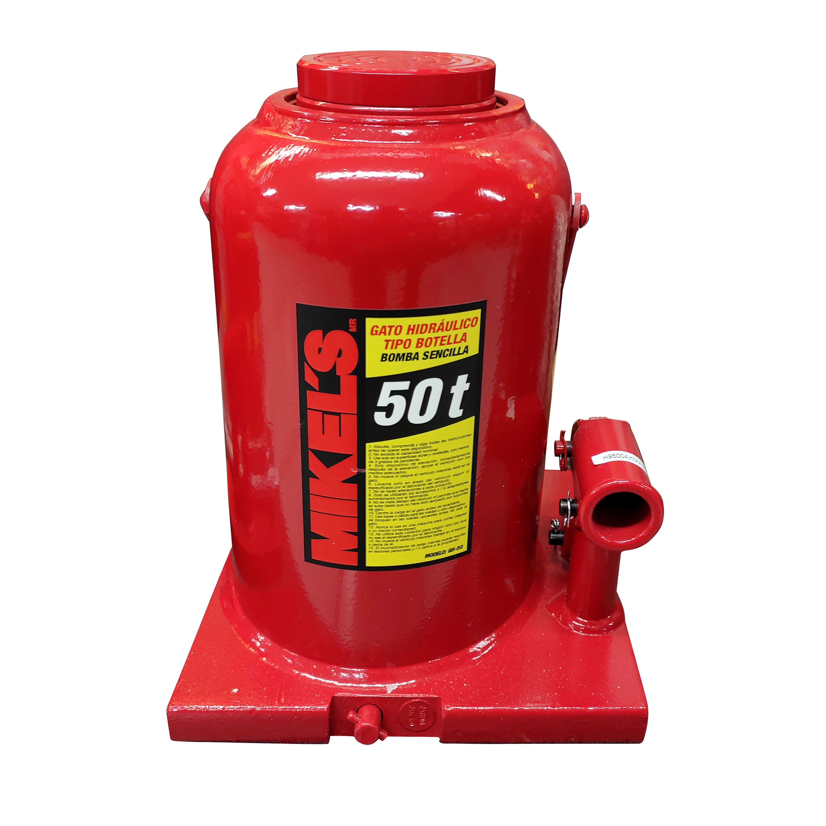 GATO HIDRÁULICO DE BOTELLA (50 TON)