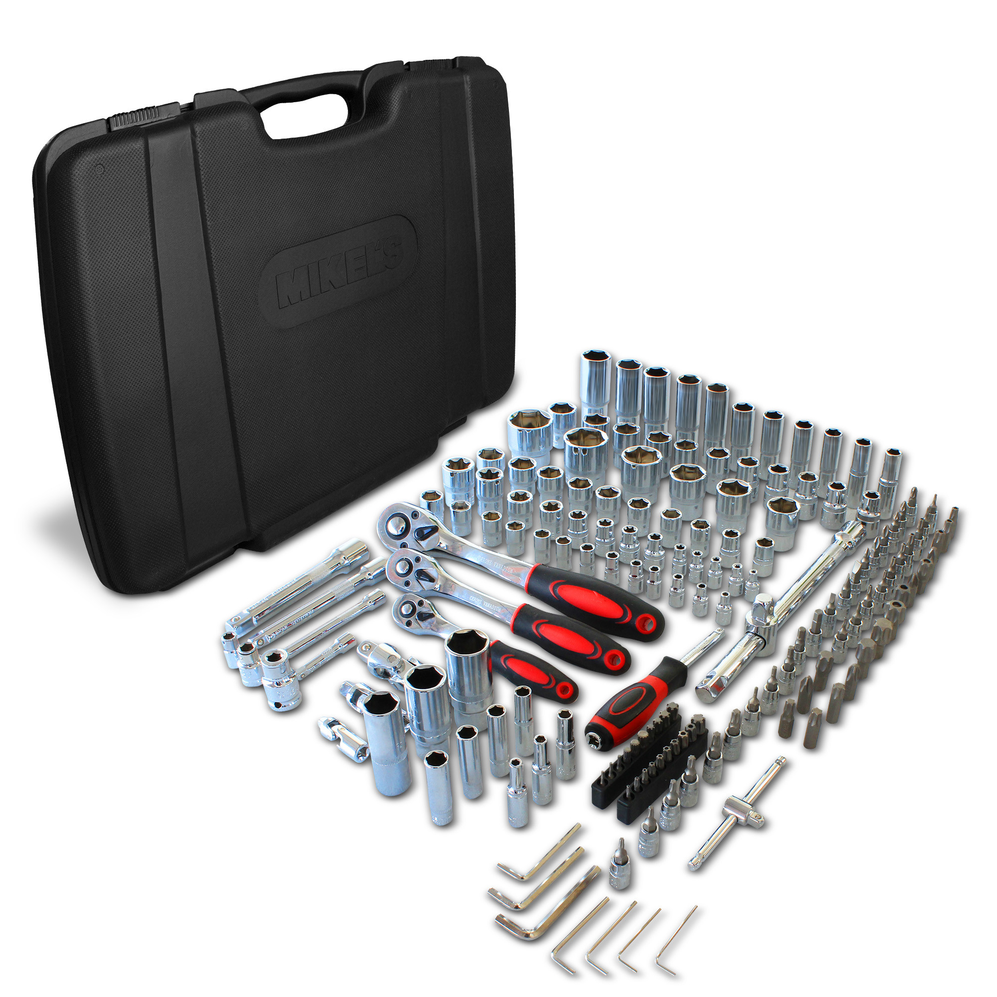KIT JUEGO DE HERRAMIENTA AUTOMOTRIZ (171 PZAS)