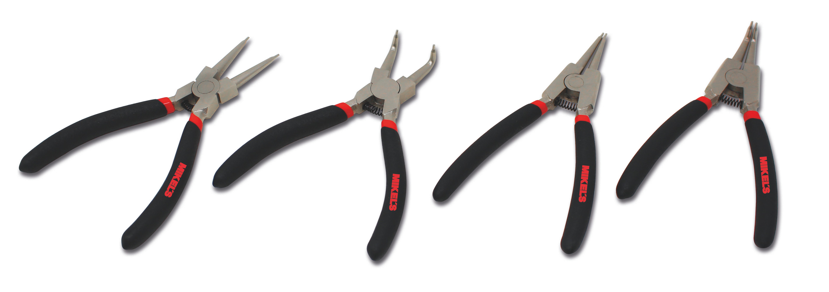 JUEGO DE PINZAS PARA ANILLOS DE RETENCIÓN 150 MM (4 PZAS) 
