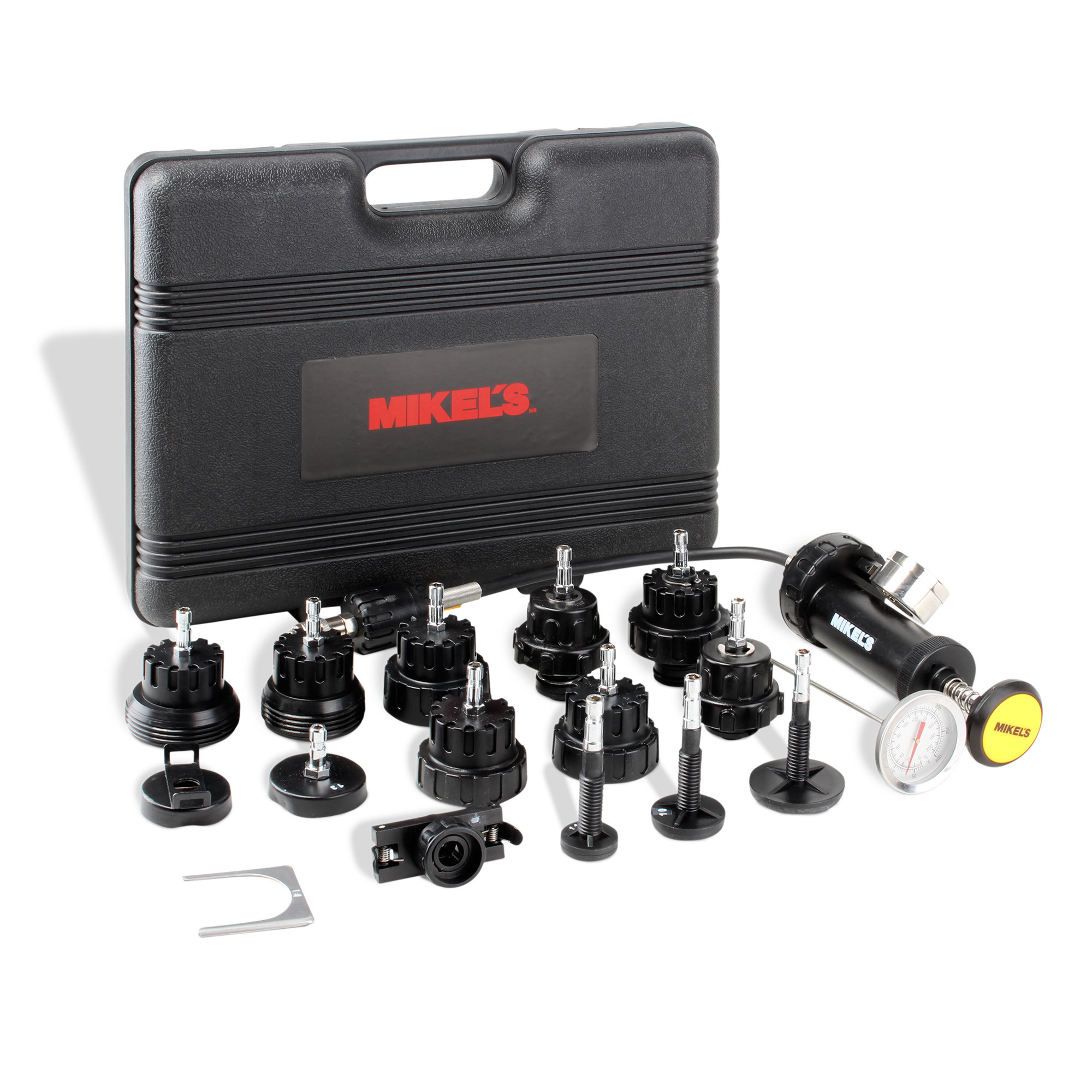 KIT DETECTOR DE FUGAS PARA SISTEMA DE ENFRIAMIENTO AUTOMOTRIZ