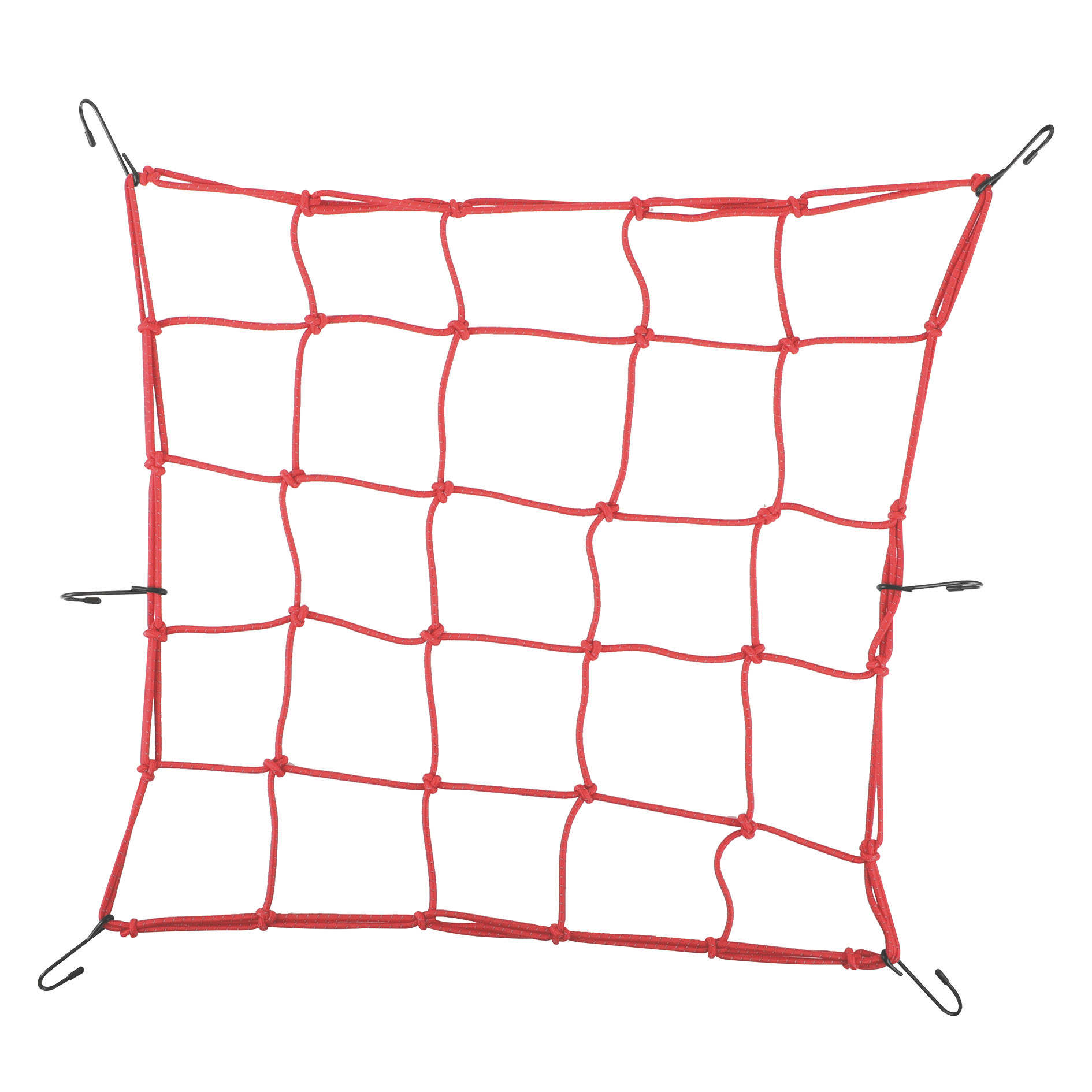 RED DE CARGA ROJA CON REFLEJANTE (40 X 40 CMS) 