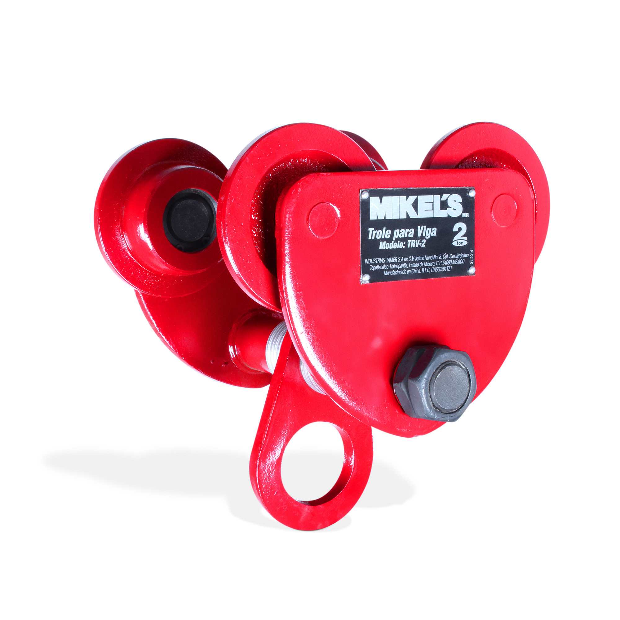 TROLE PARA VIGA, ANCHO AJUSTABLE (2 TON)