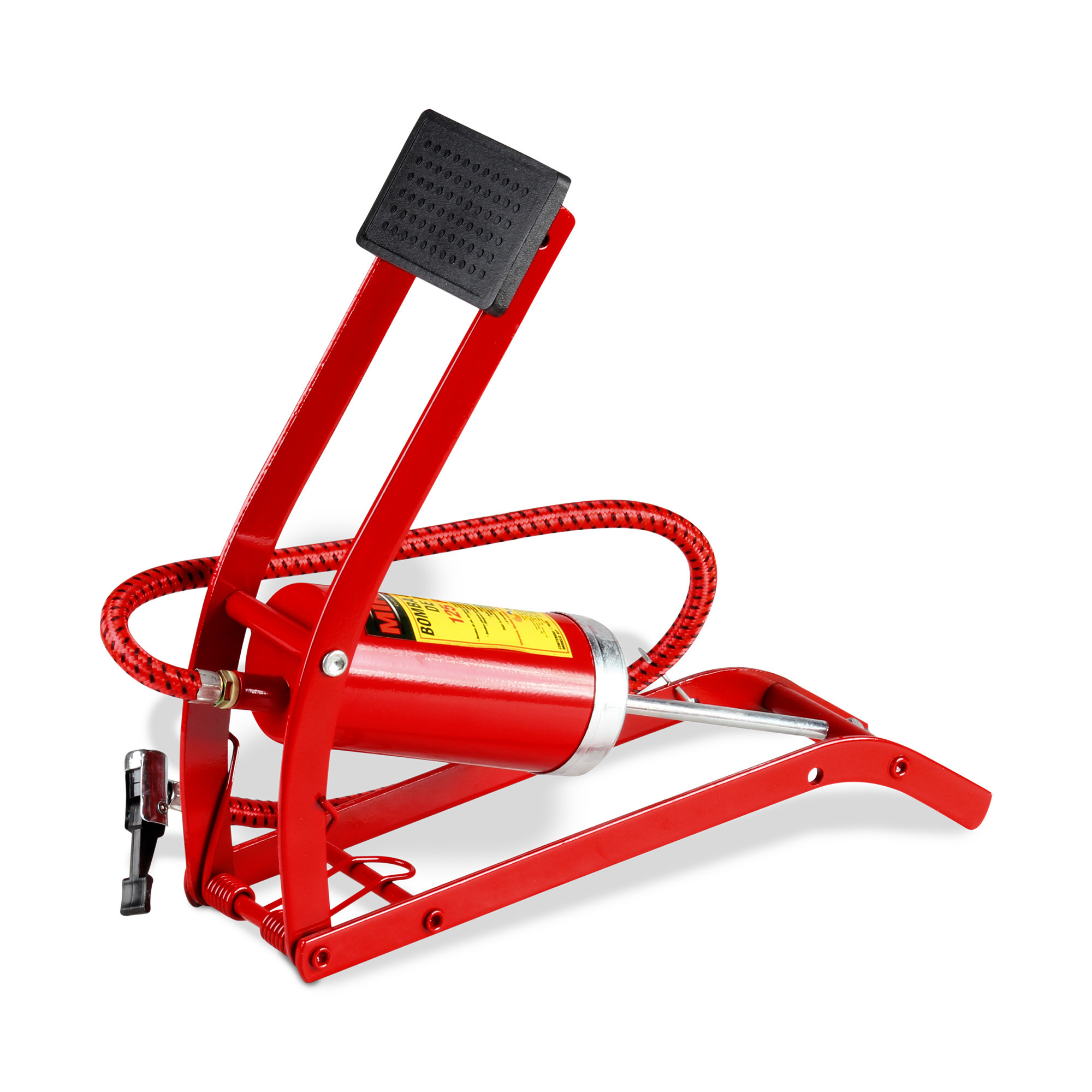 BOMBA DE AIRE CON PEDAL DE CILINDRO SENCILLO (125 PSI)