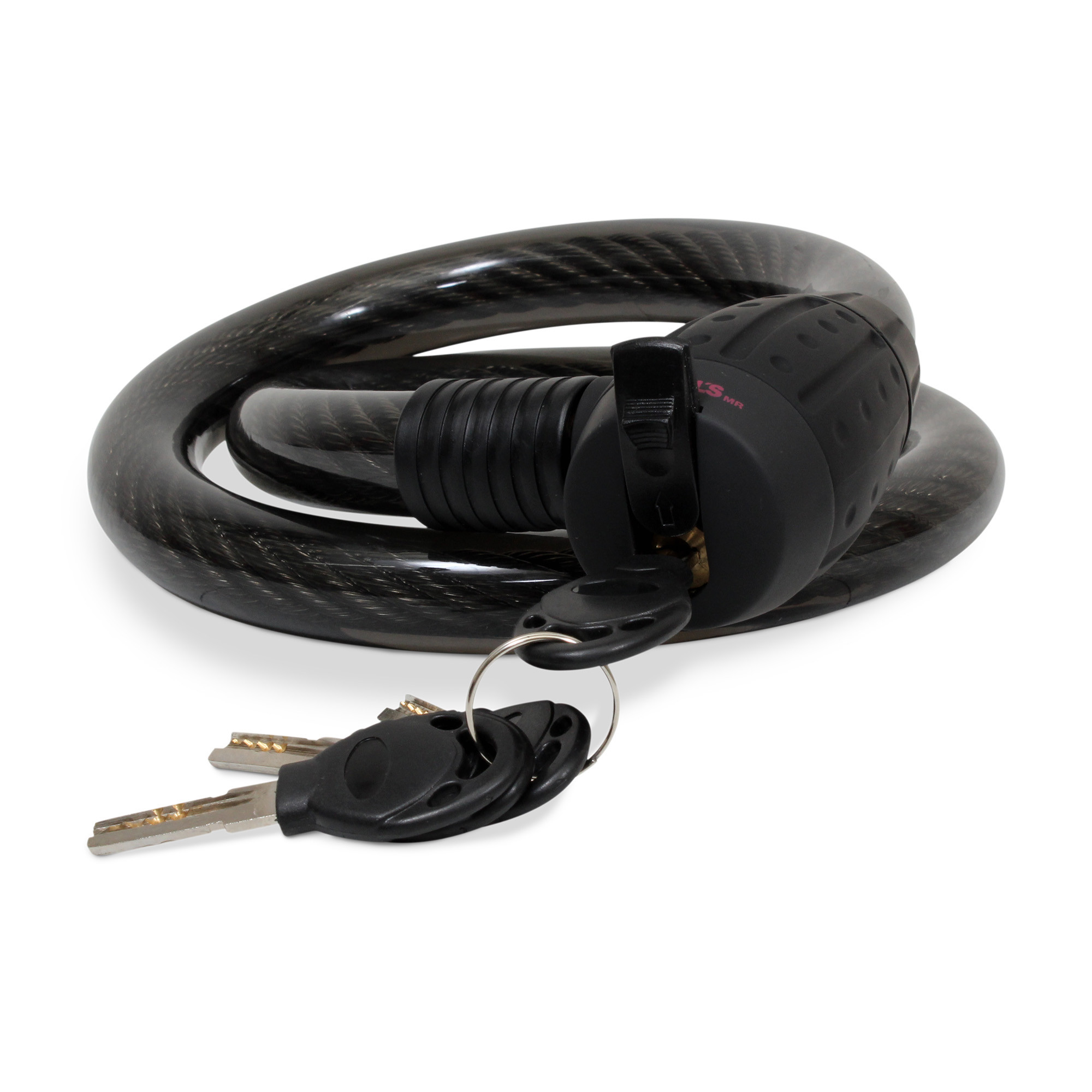CABLE CANDADO FLEXIBLE HD  CON LLAVES (1.5 MTS)