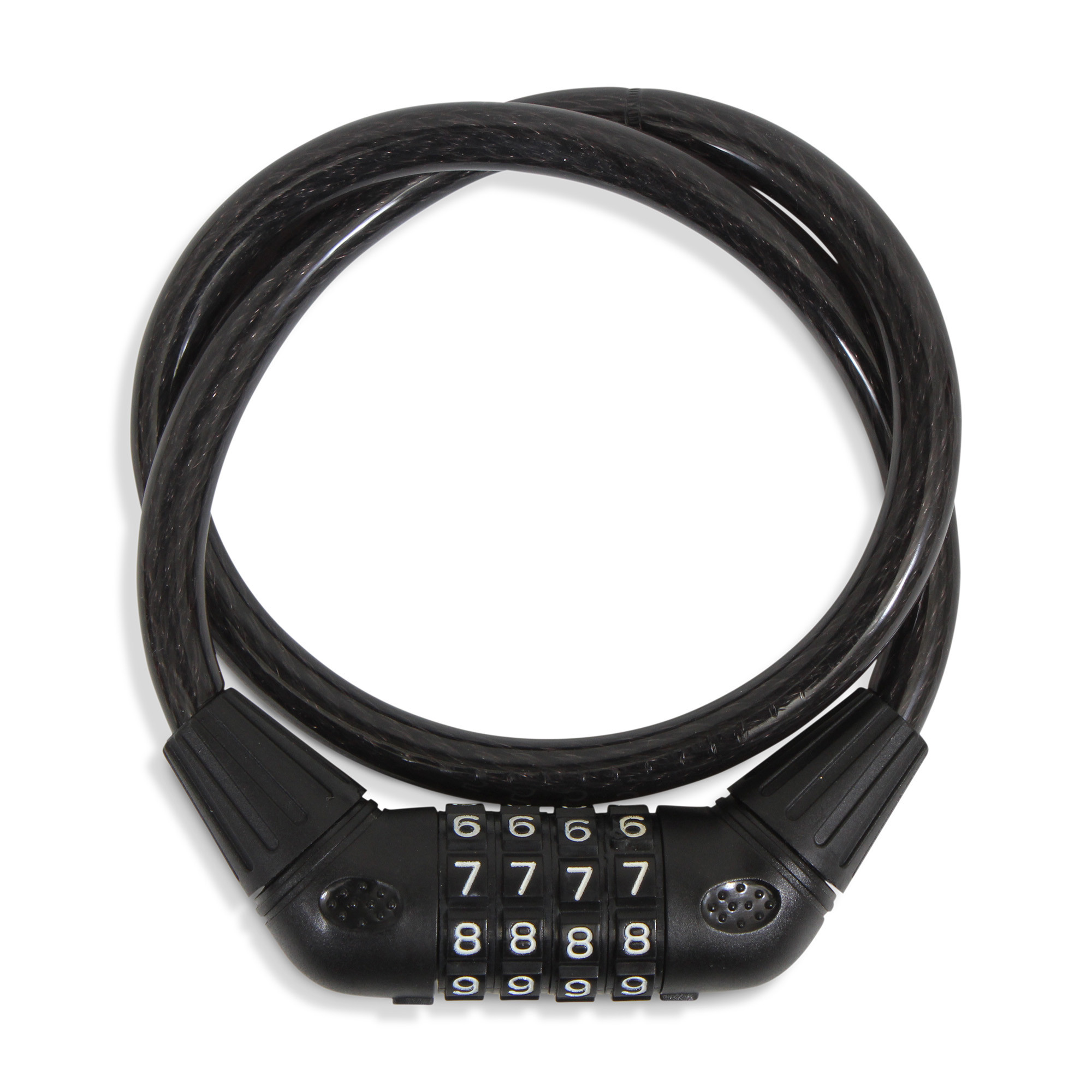 CABLE CANDADO DE COMBINACIÓN 4 DÍGITOS  (65 CMS)