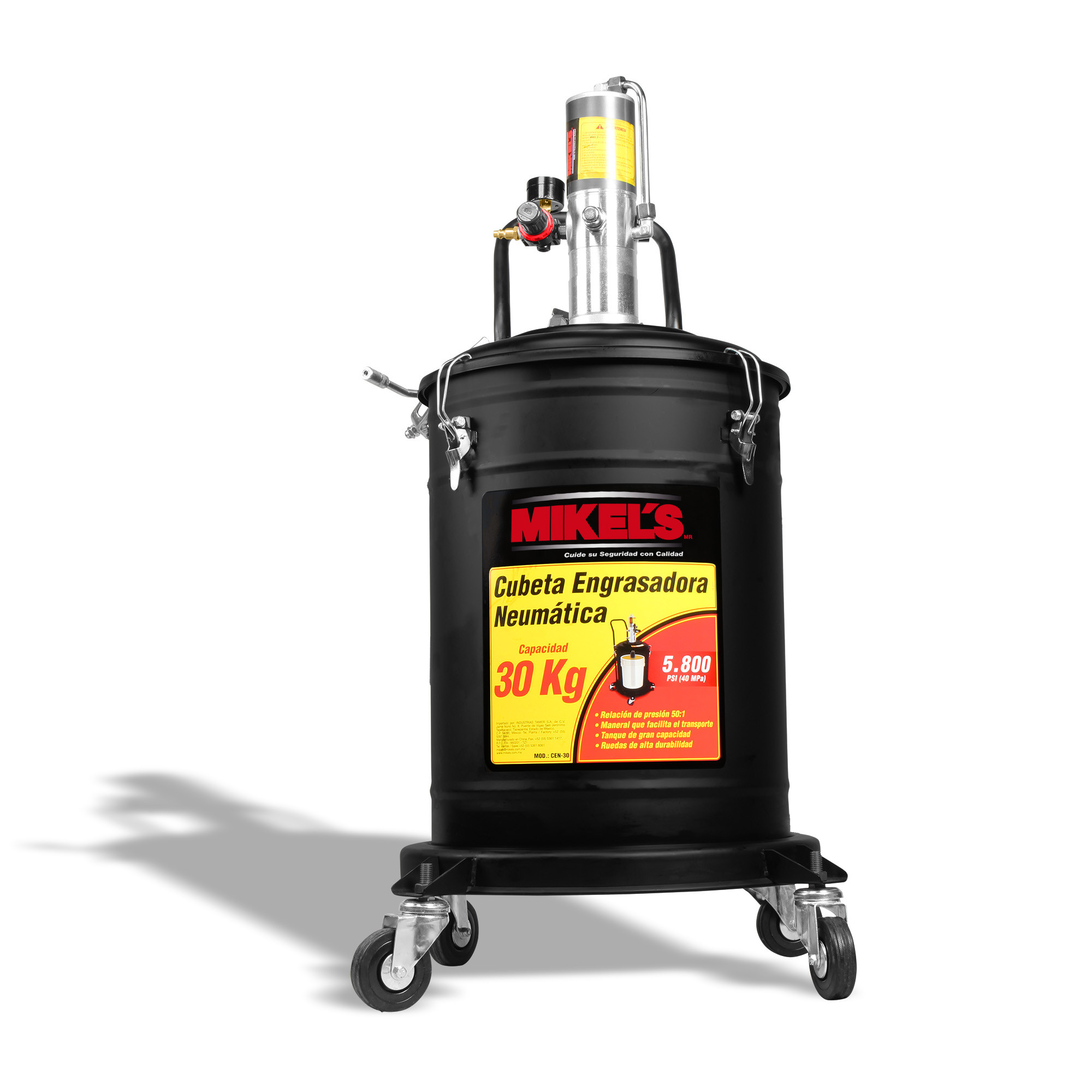 CUBETA ENGRASADORA NEUMÁTICA (30 KGS)