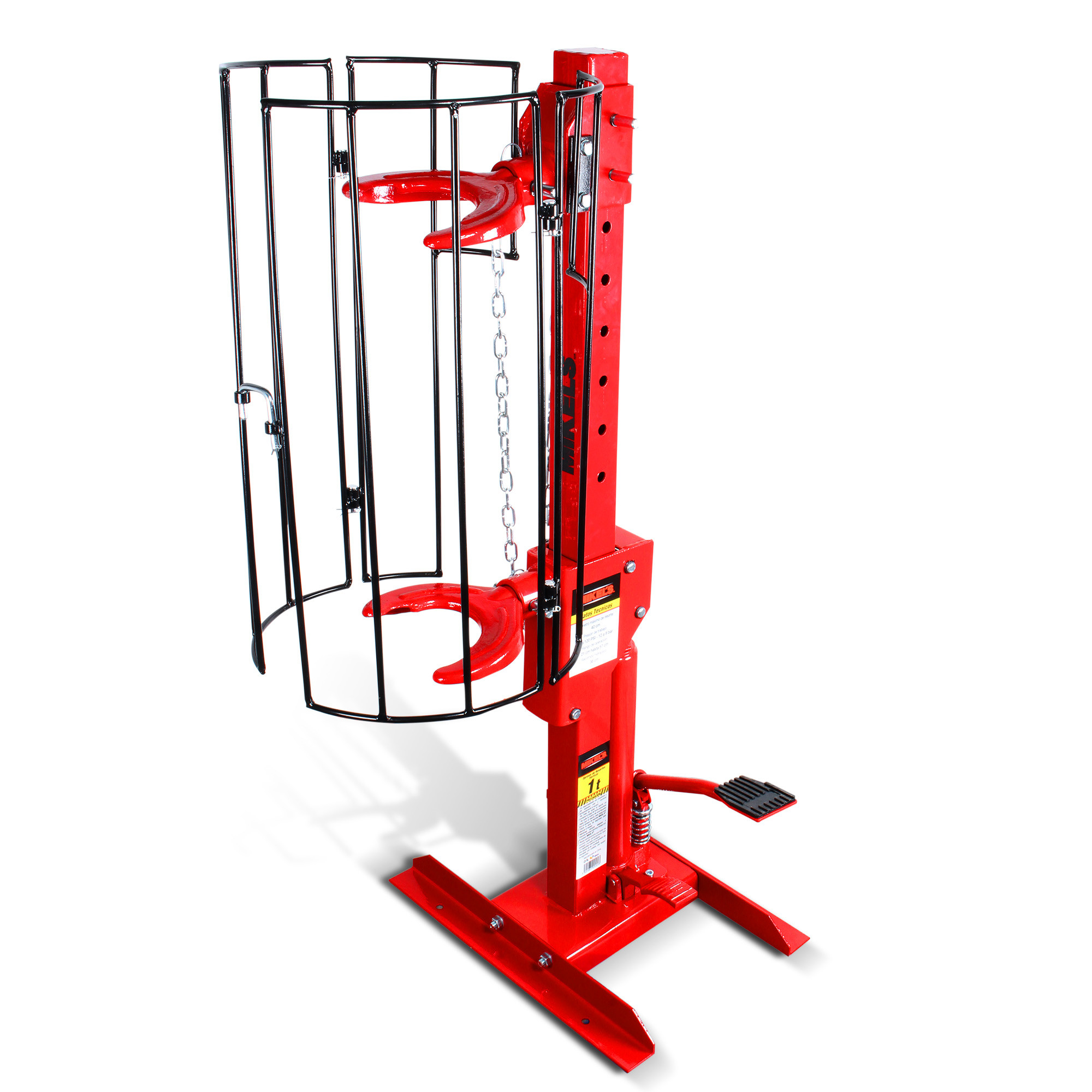OPRESOR DE RESORTES HIDRÁULICO VERTICAL FIJO (1 TON)