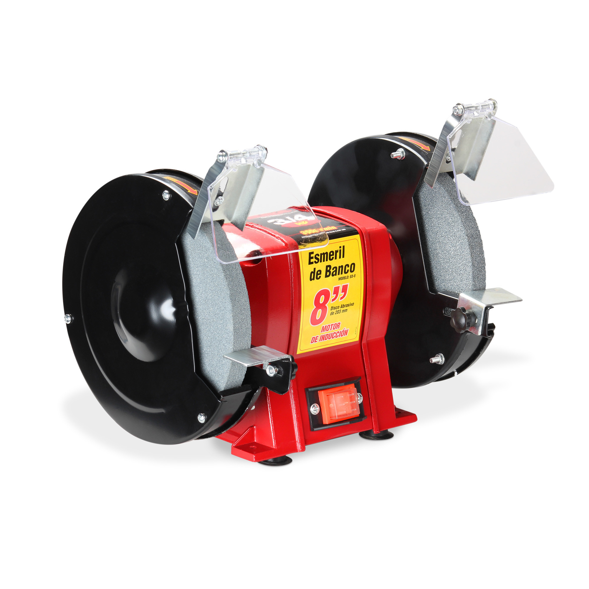 ESMERIL DE BANCO 8” (3/4 HP, 400 W, 3.450 RPM)