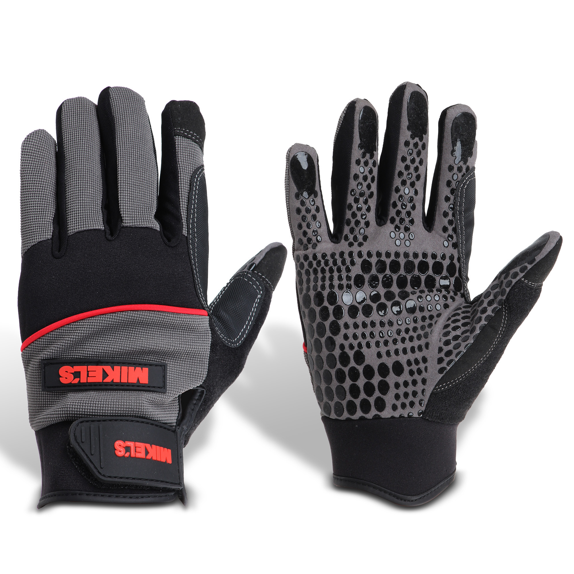 GUANTES PARA TRABAJO PARA MECÁNICO MÁXIMO AGARRE (M)