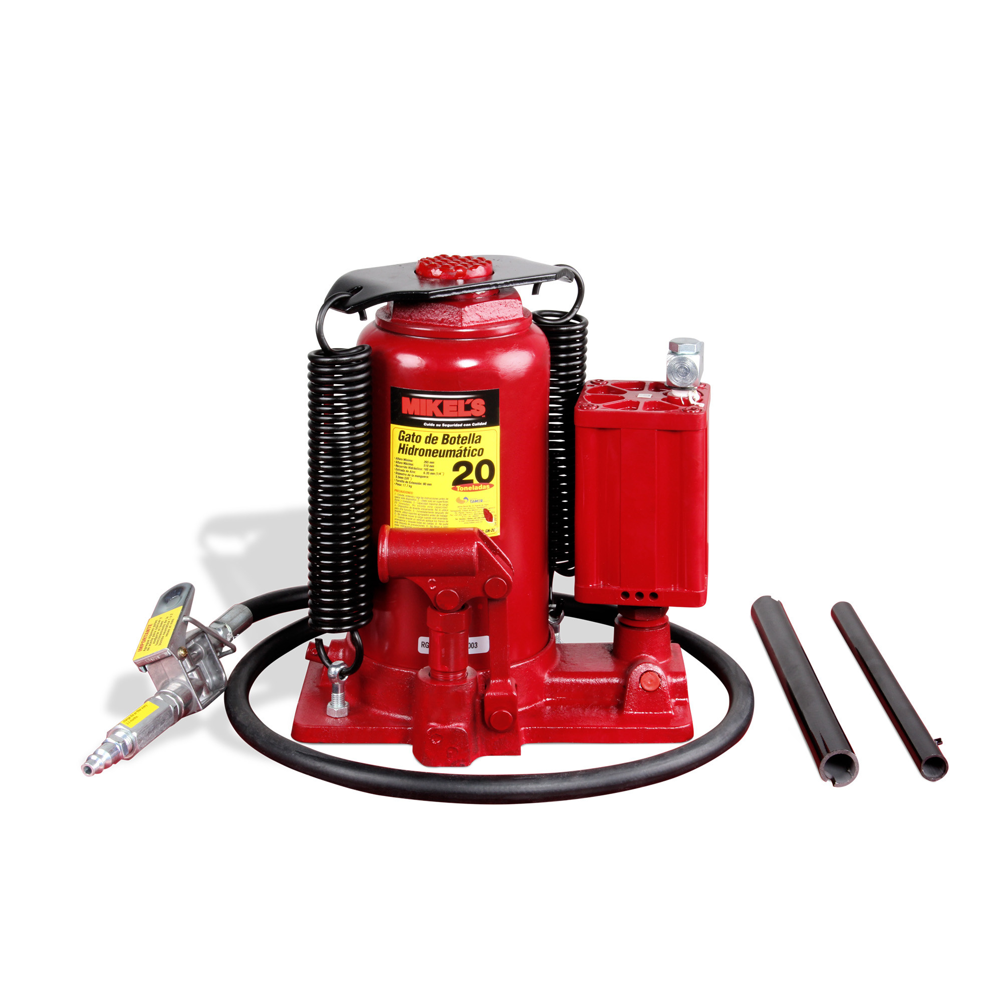 GATO HIDRONEUMÁTICO DE BOTELLA C/ TORNILLO EXTENSIÓN (20 TON)
