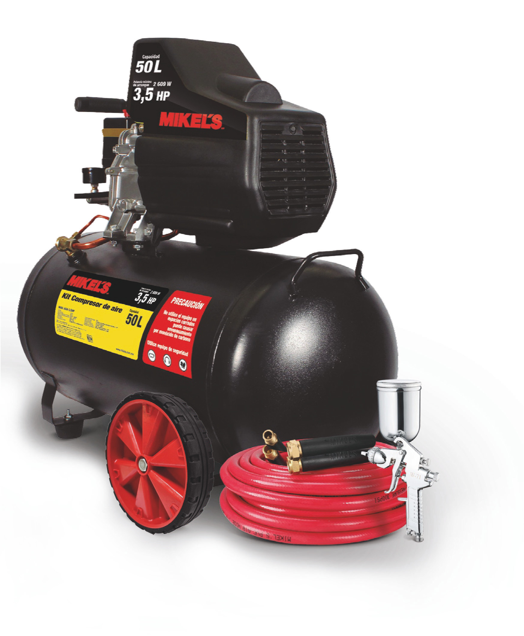 COMPRESOR DE AIRE 3.5 HP CON KIT NEUMÁTICO