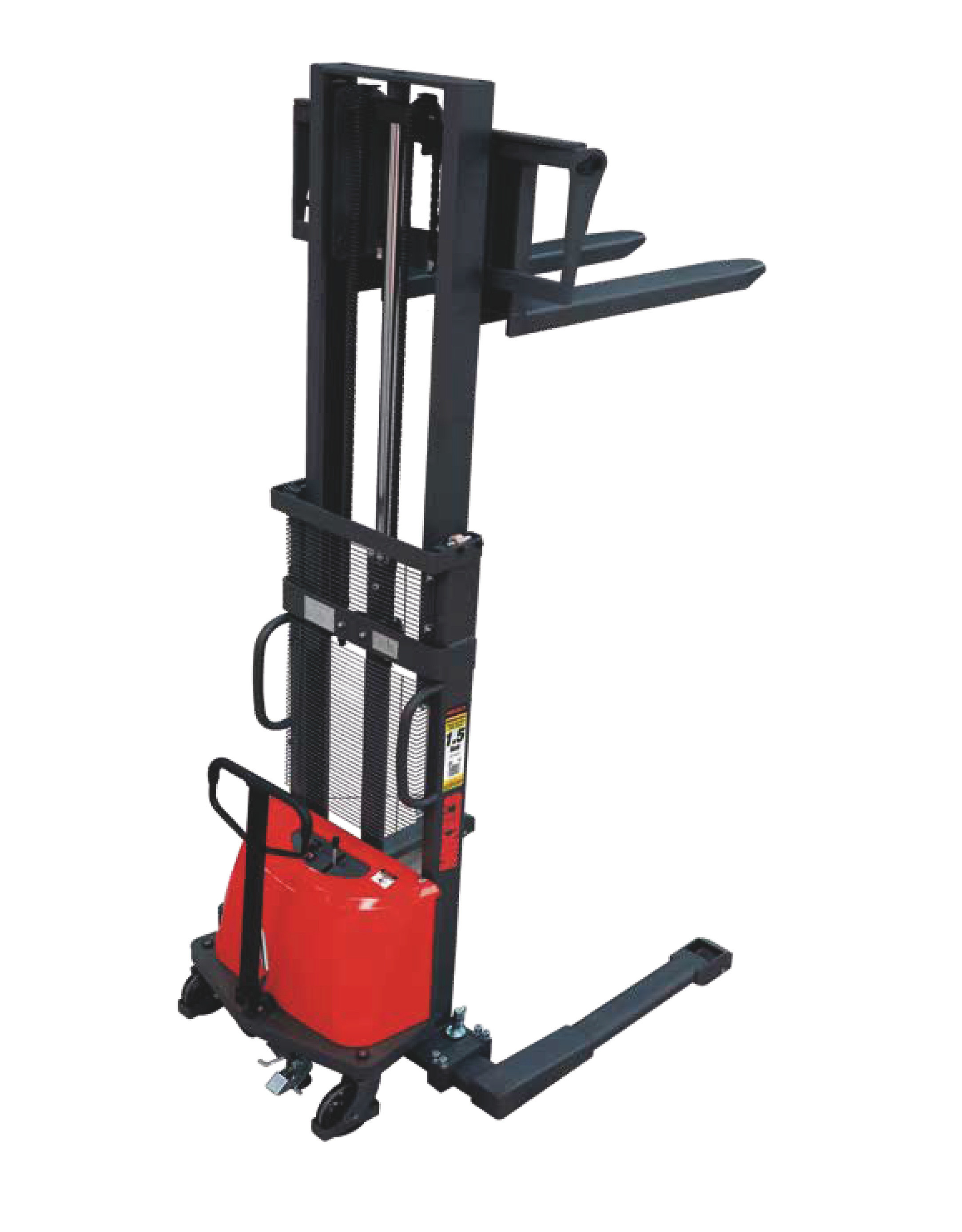 MONTACARGAS SEMI-ELÉCTRICO, EXTRA ANCHO 1.5 TON