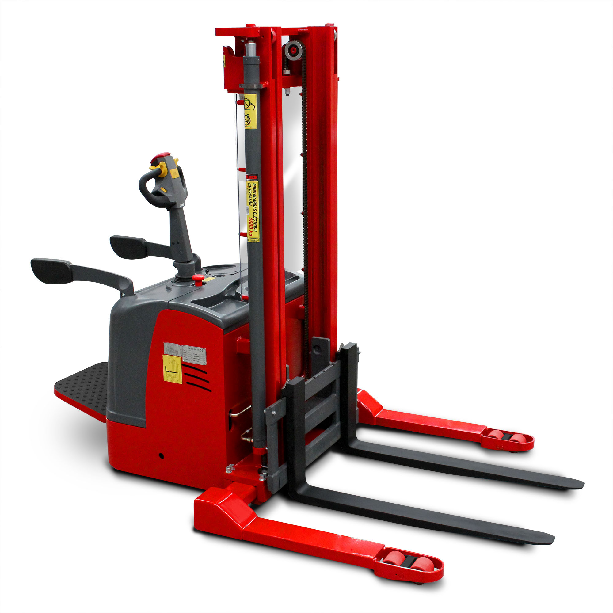 MONTACARGAS ELÉCTRICO DE ESCALÓN (2 TON)