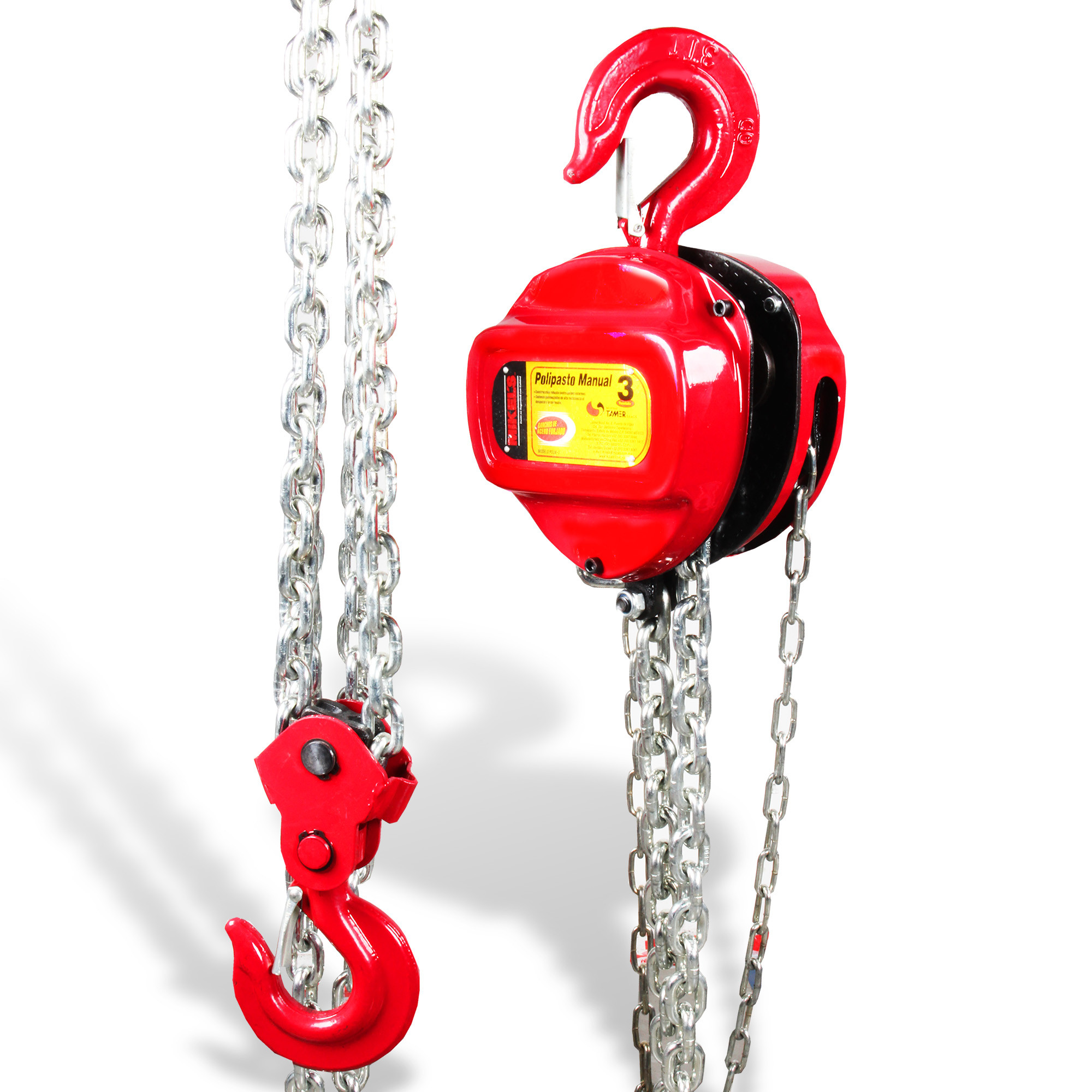 POLIPASTO MANUAL (3 TON, CADENA 3 MTS)
