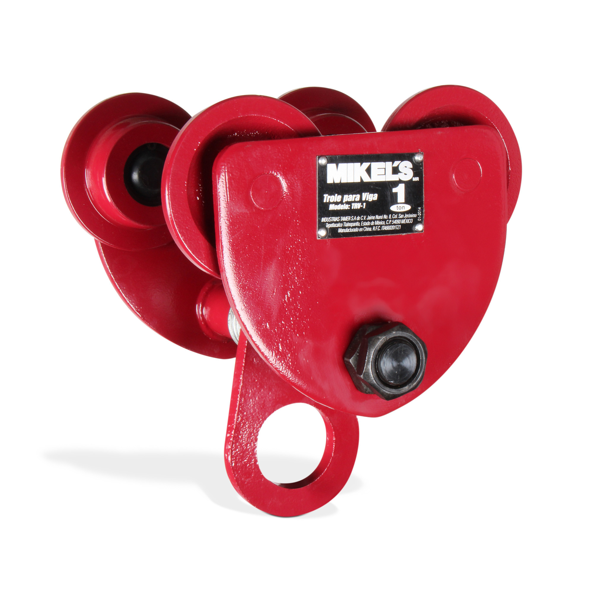 TROLE PARA VIGA, ANCHO AJUSTABLE (1 TON)